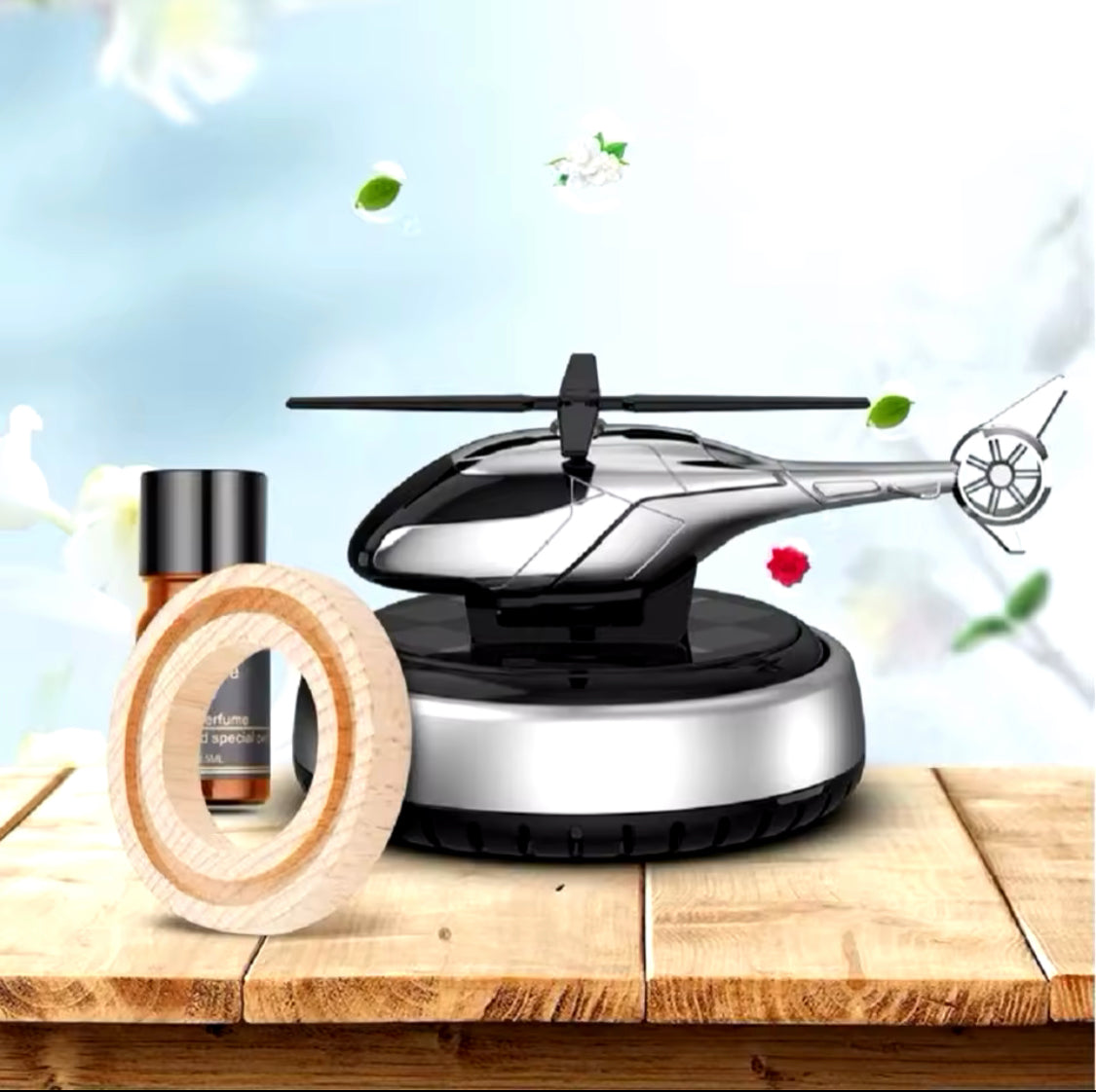 Solar Powered Car Air Freshener Helicopter, Aviation Car Air Freshener, Durable Alloy Fragrance Diffuser Solar Powered Car Air Freshener Helicopter, Aviation Car Air Freshener, Durable Alloy Fragrance Diffuser